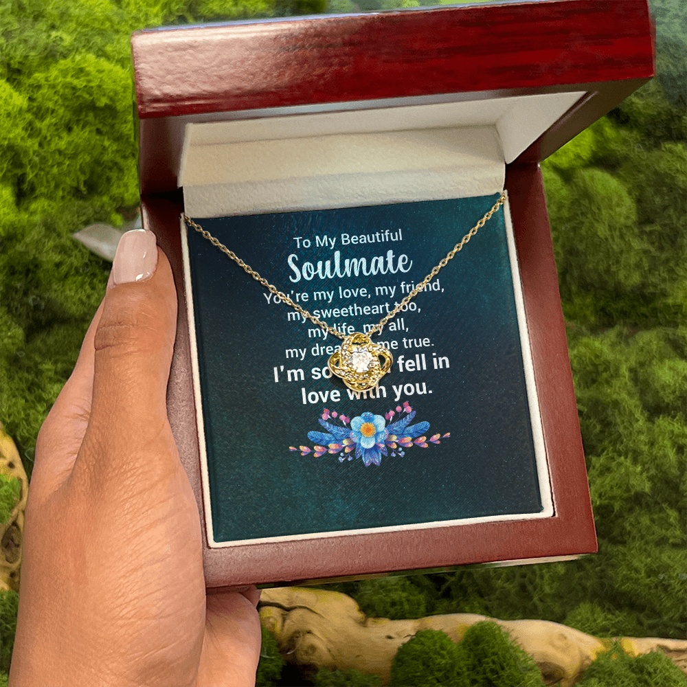 Love Knot necklace - To my beautiful Soulmate