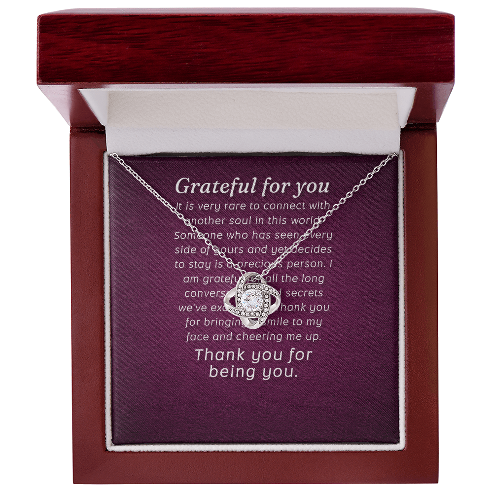 Love Knot necklace (VARIOUS RELATIONSHIPS & ANY OCCASION) HMD