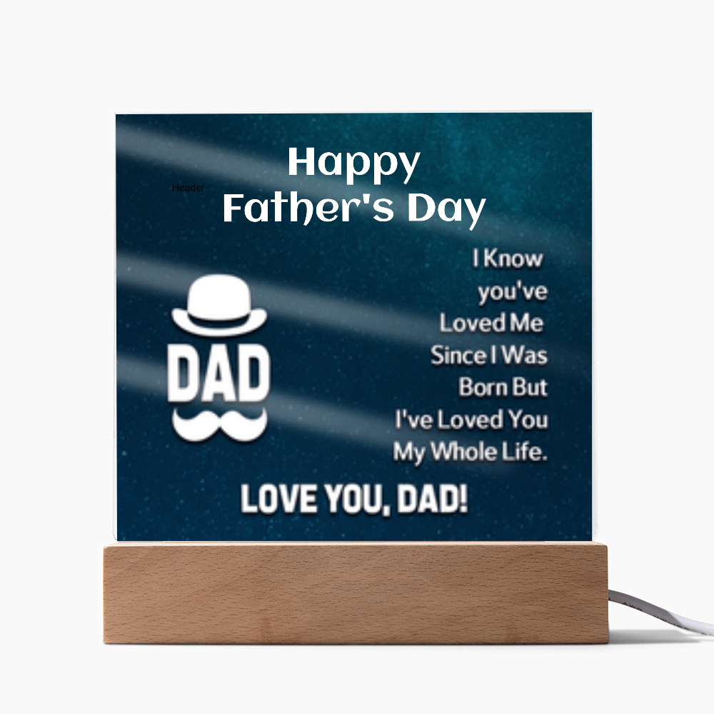 HFD - Square Acrylic Plaque (S or D)