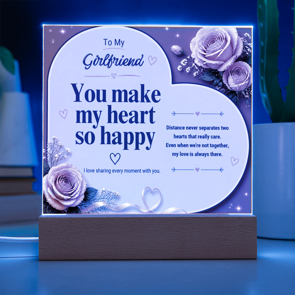 Square Acrylic plaque - GIRLFRIEND