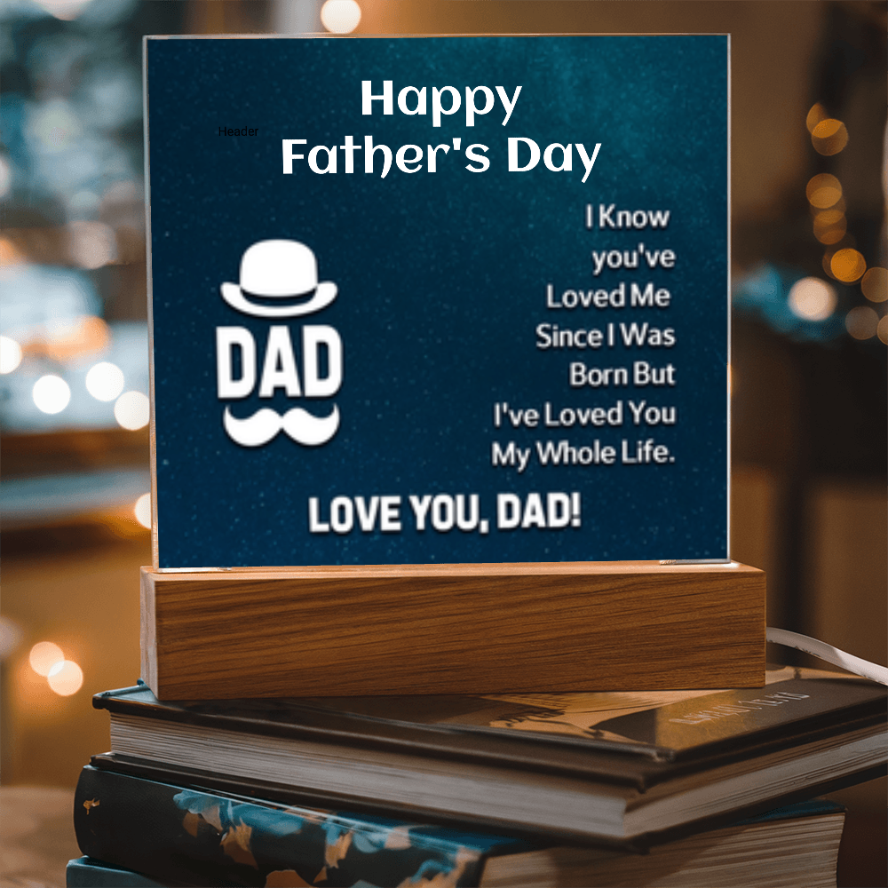 HFD - Square Acrylic Plaque (S or D)