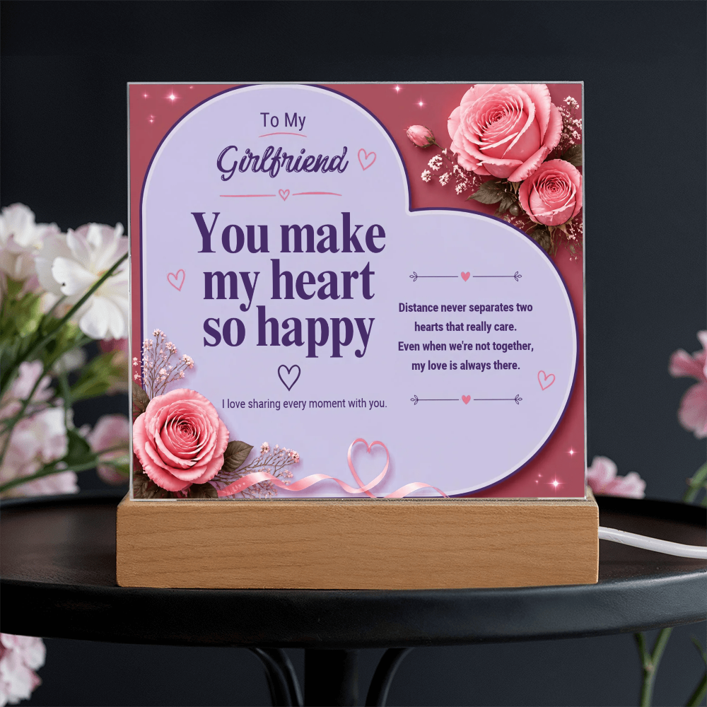 Square Acrylic plaque - GIRLFRIEND