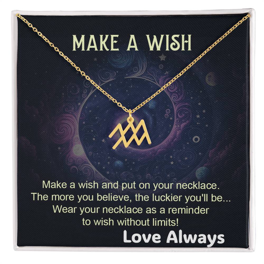 Zodiac necklace - (VARIOUS RELATIONSHIPS & ANY OCCASION)