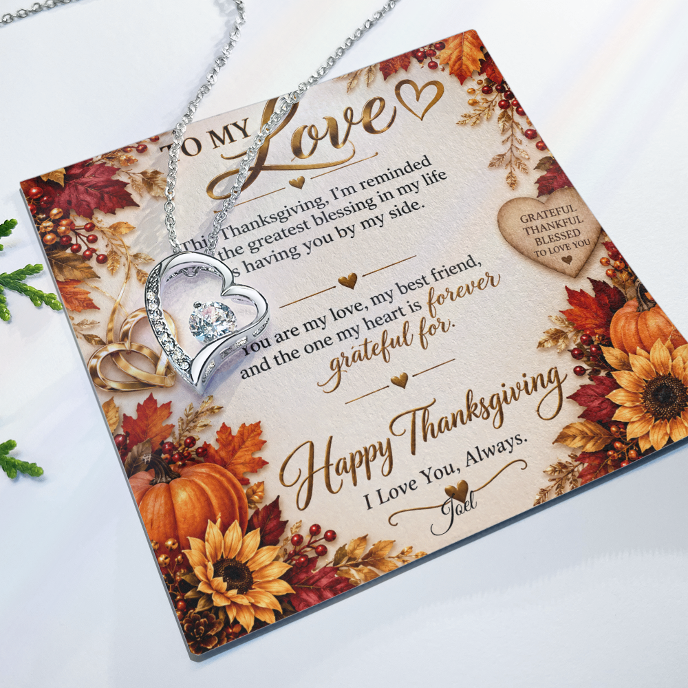 Forever Love necklace (Thanksgiving)
