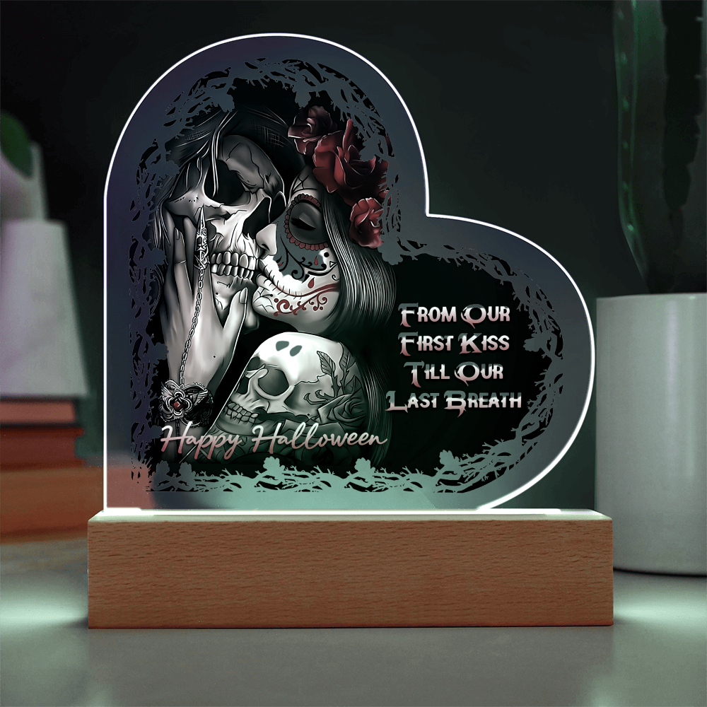 Heart Acrylic Plaque - HALLOWEEN