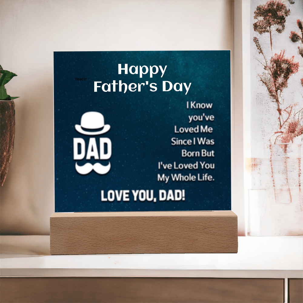 HFD - Square Acrylic Plaque (S or D)