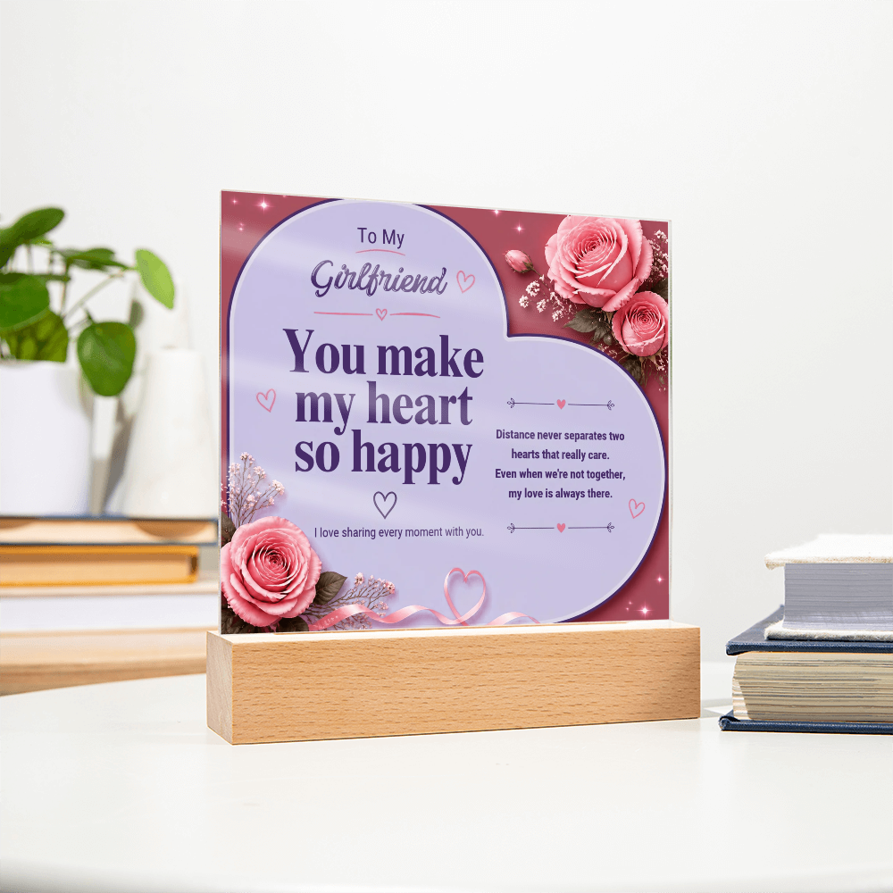 Square Acrylic plaque - GIRLFRIEND