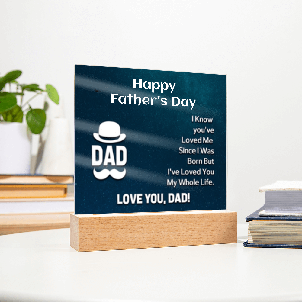 HFD - Square Acrylic Plaque (S or D)