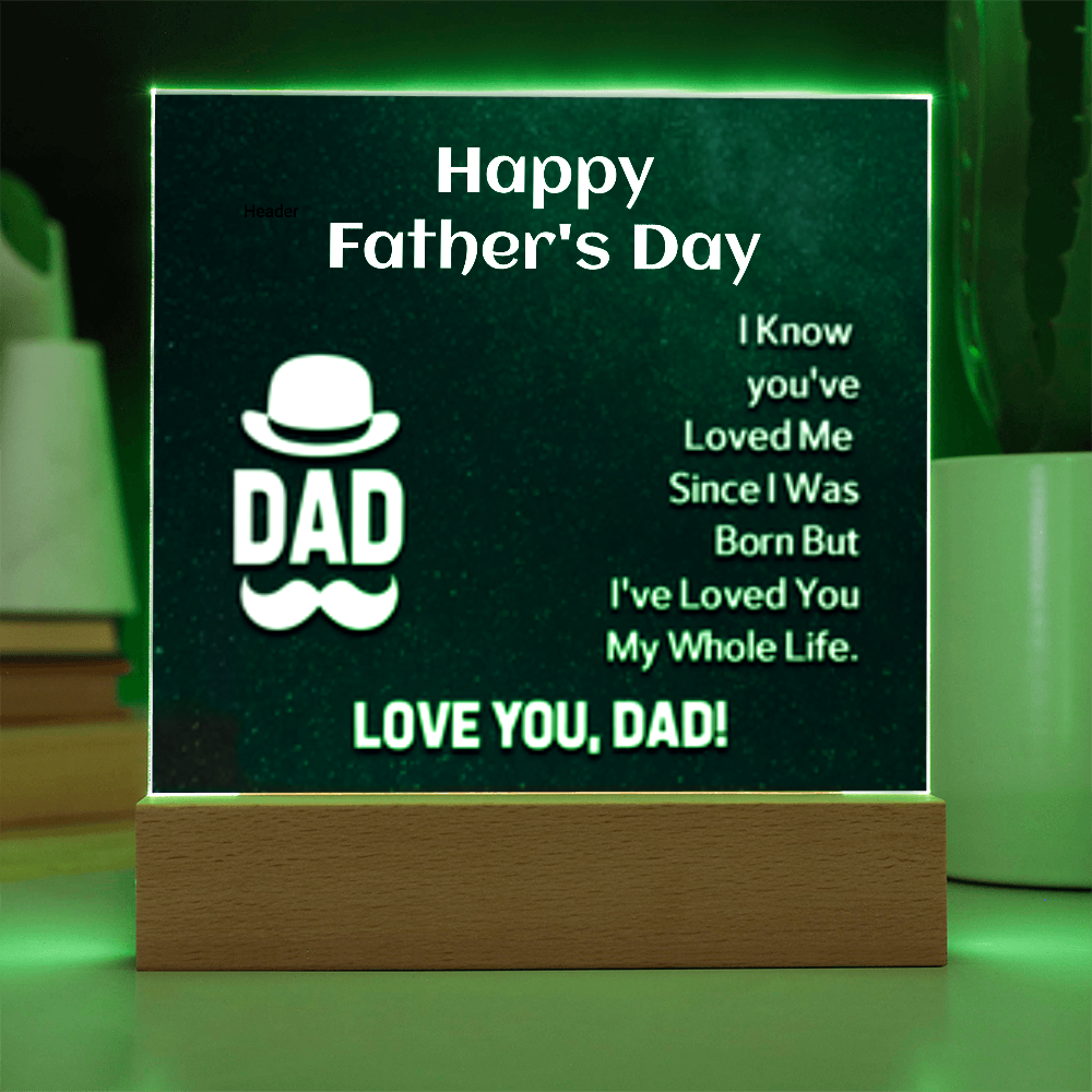 HFD - Square Acrylic Plaque (S or D)