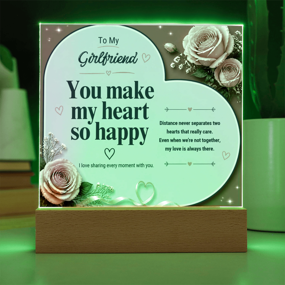 Square Acrylic plaque - GIRLFRIEND