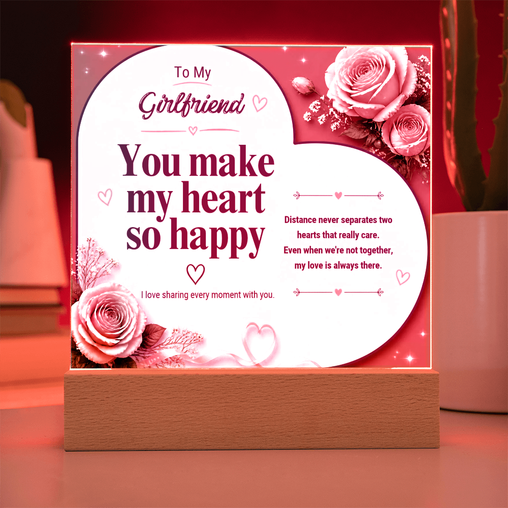 Square Acrylic plaque - GIRLFRIEND