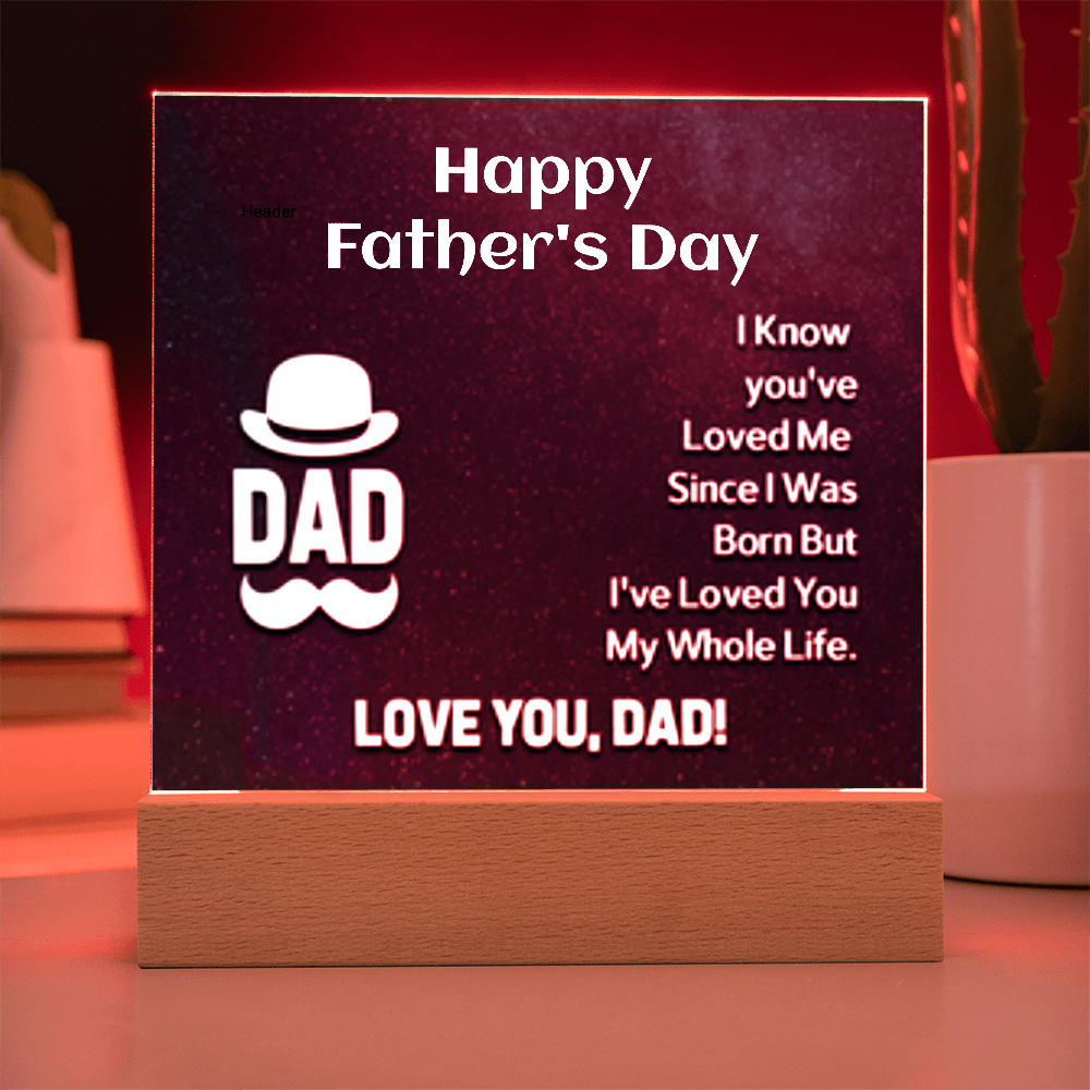 HFD - Square Acrylic Plaque (S or D)