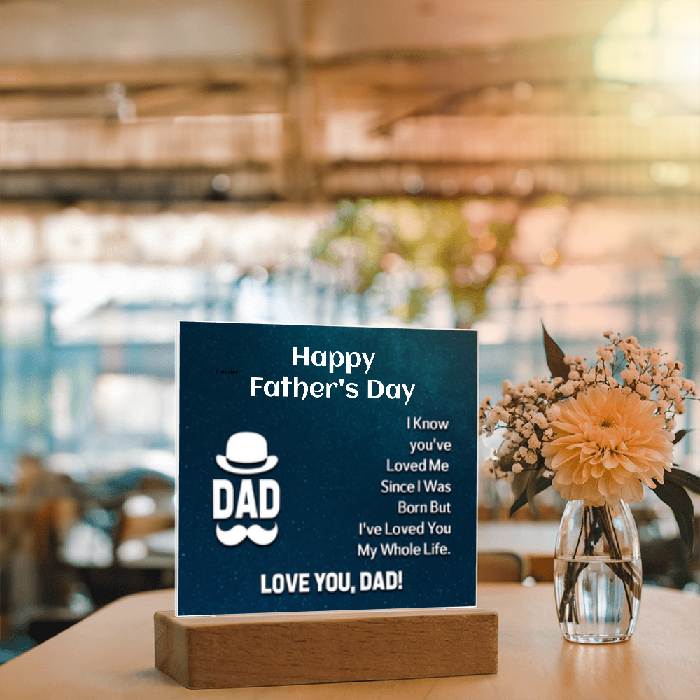 HFD - Square Acrylic Plaque (S or D)