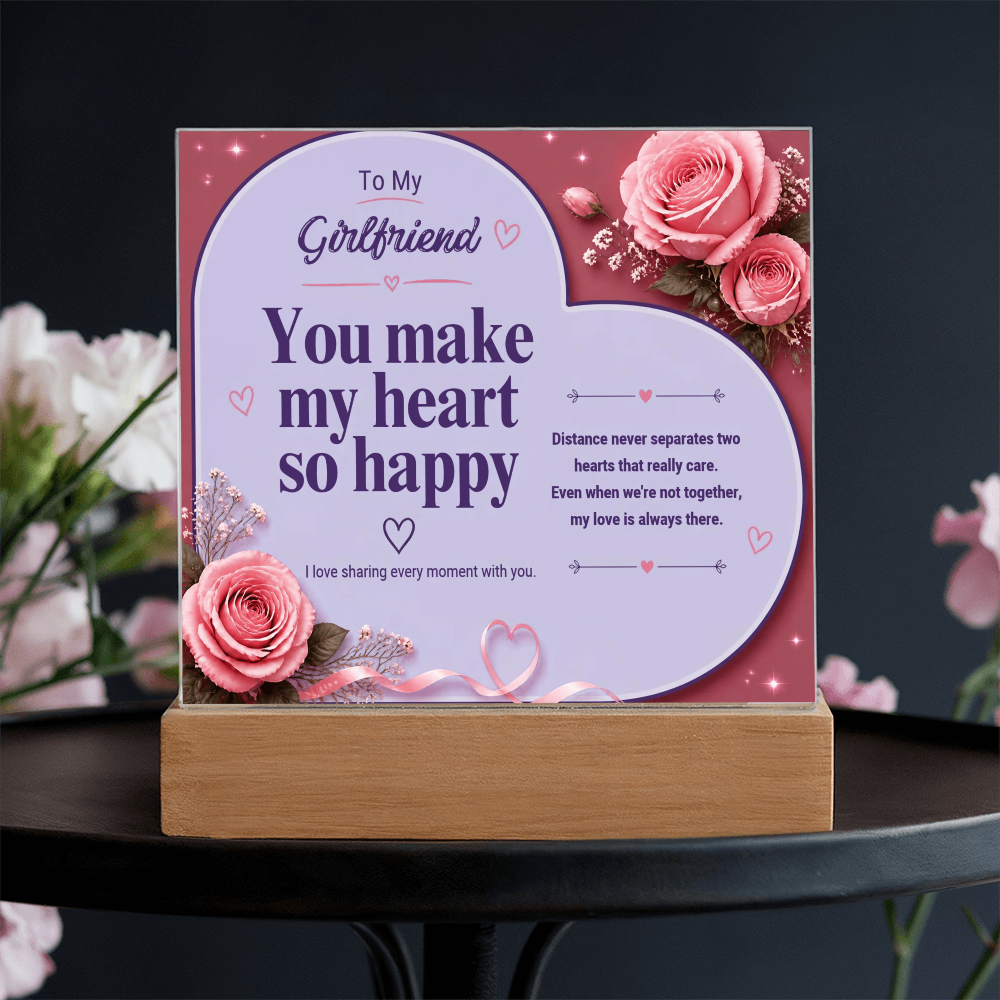 Square Acrylic plaque - GIRLFRIEND