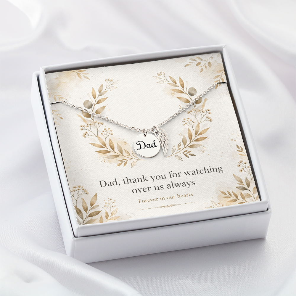 Memorial Necklace – Dad - (For FEMALE)