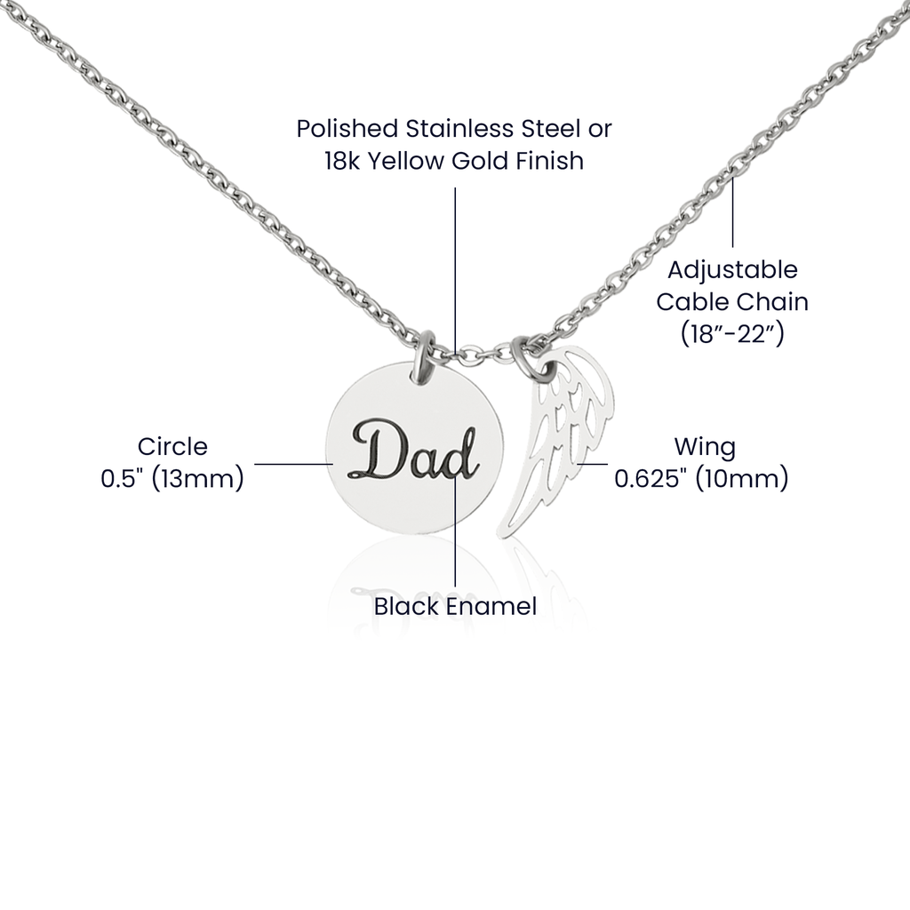 Memorial Necklace – Dad  (For FEMALE)
