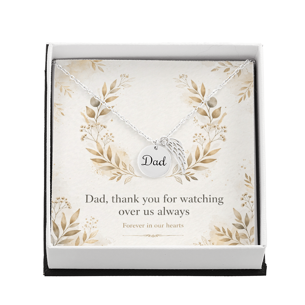 Memorial Necklace – Dad - (For FEMALE)