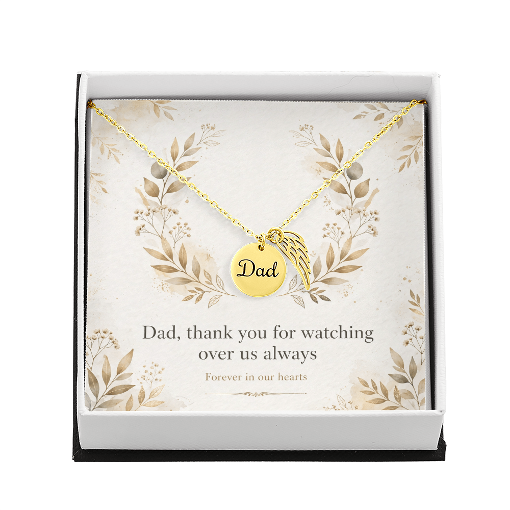 Memorial Necklace – Dad - (For FEMALE)