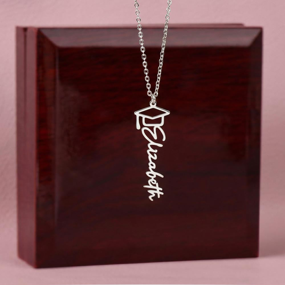 Graduation Named Necklace - MY Granddaughter (GM or GP)