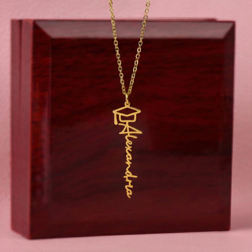 Graduation Named Necklace - MY Granddaughter (GM or GP)