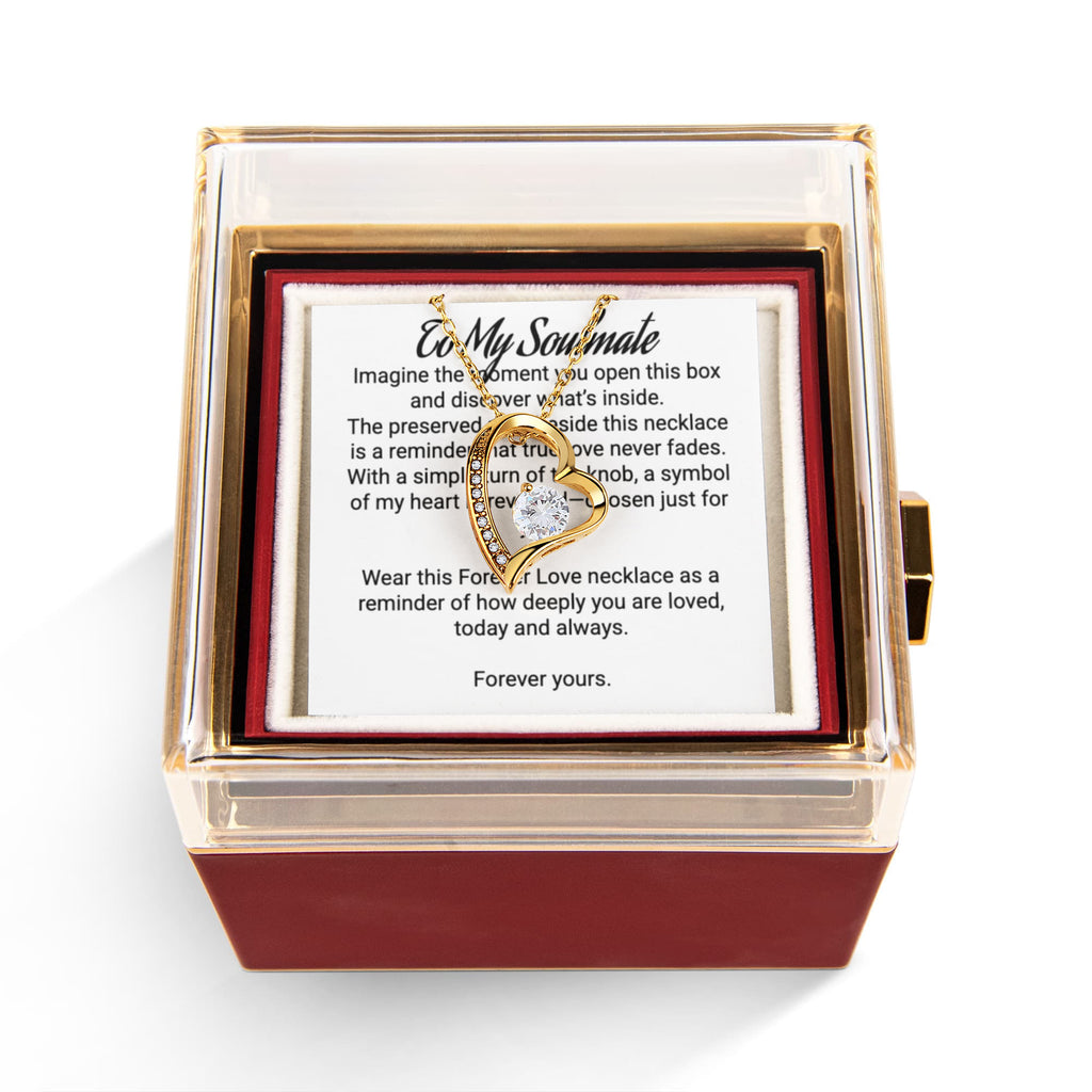 Forever Love Necklace in a RoseBox - Soulmate (ANY OCCASION or RELATIONSHIPS)