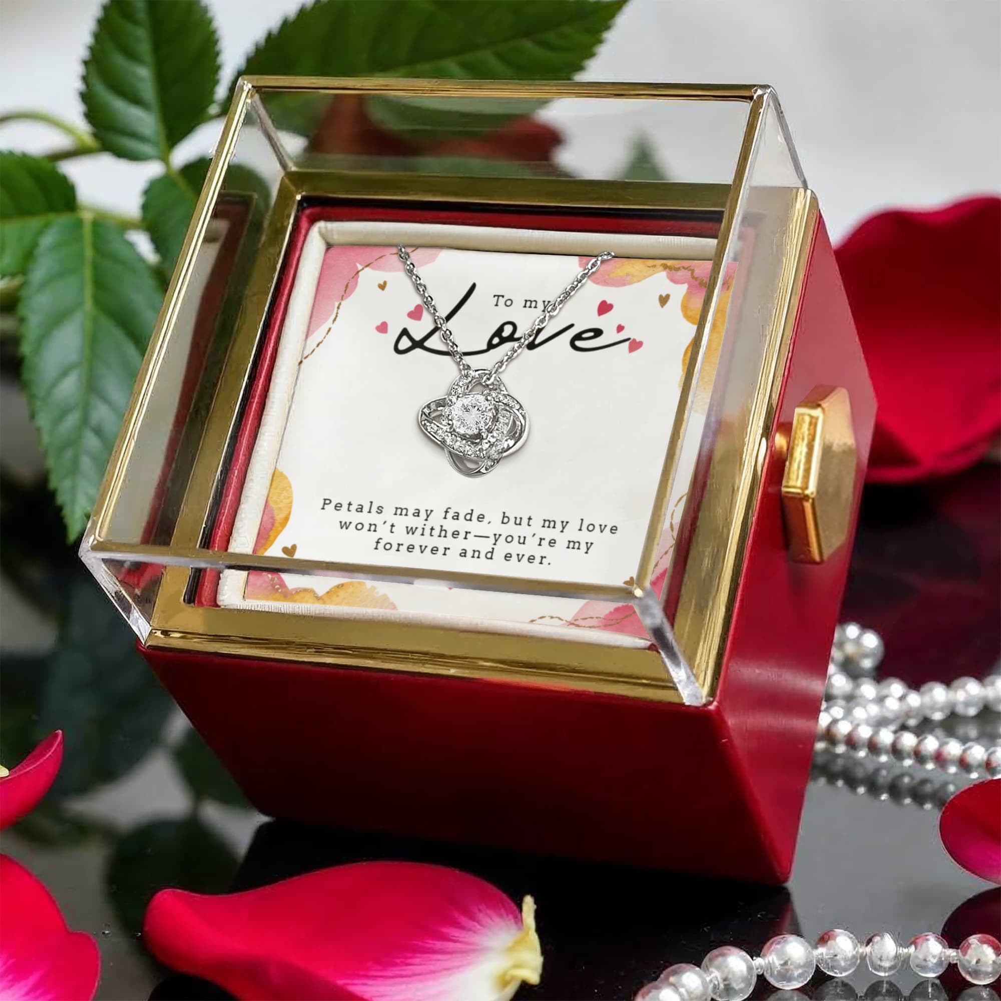 Love Knot Necklace - (VARIOUS RELATIONSHIPS or ANY OCCASION)