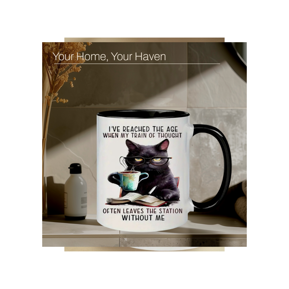 Cat lover's mug - I've reached the age...
