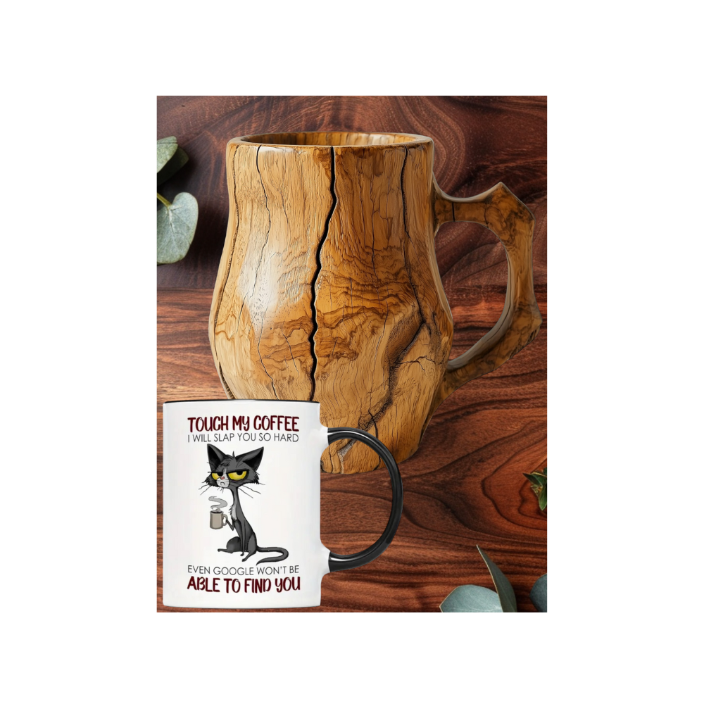 Cat lover's - touch my coffee and I will slap you so hard not even google ...