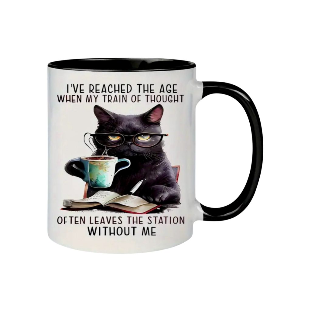 Cat lover's mug - I've reached the age...