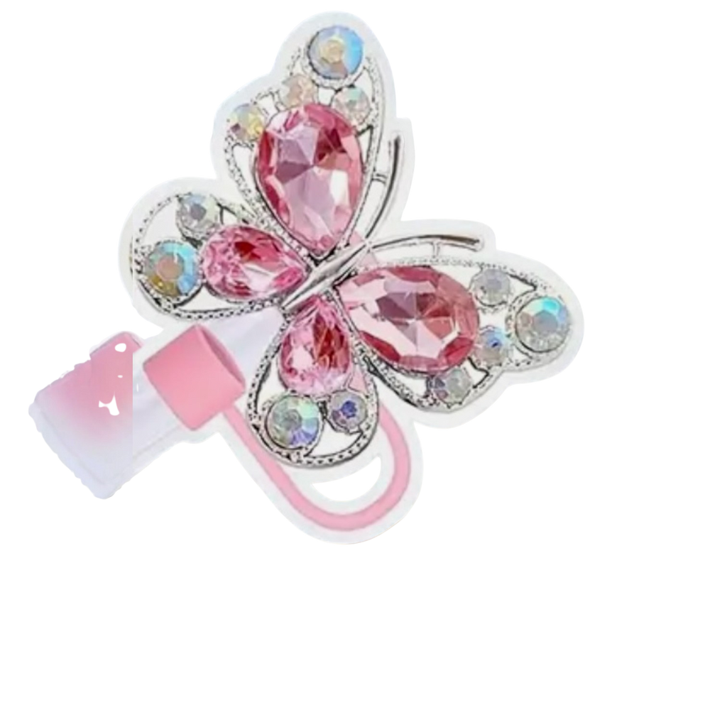 Product add-ons – butterfly toppers for straws ￼