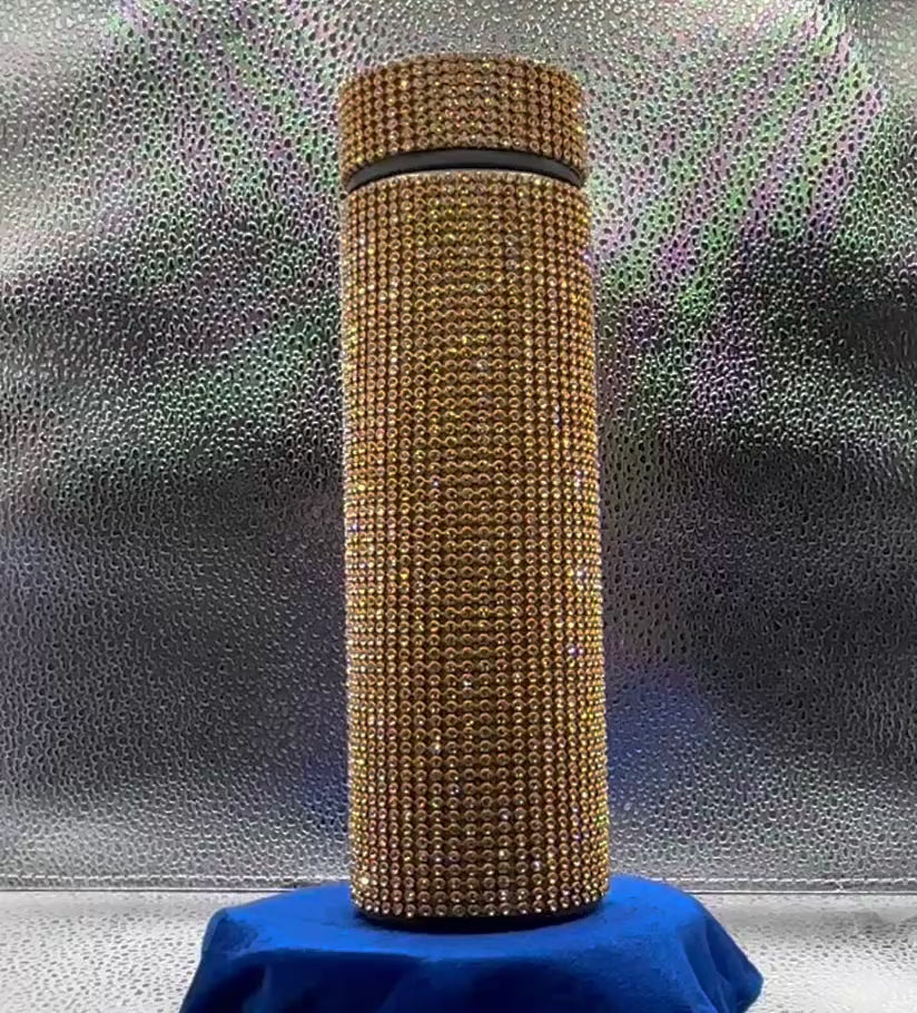 gold tumbler video