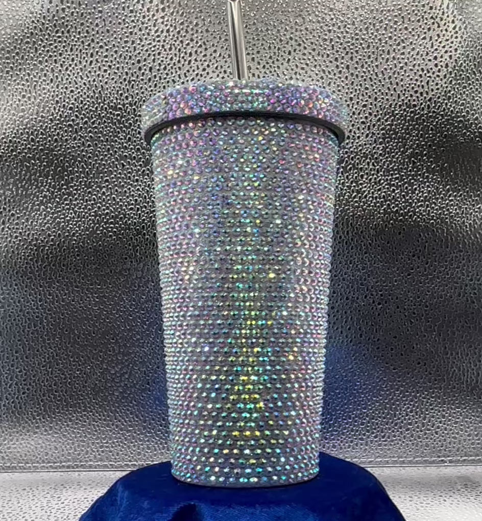 ✨Rhinestone Drinkware - Sparkling Glitter Tumbler – 17oz or 25oz