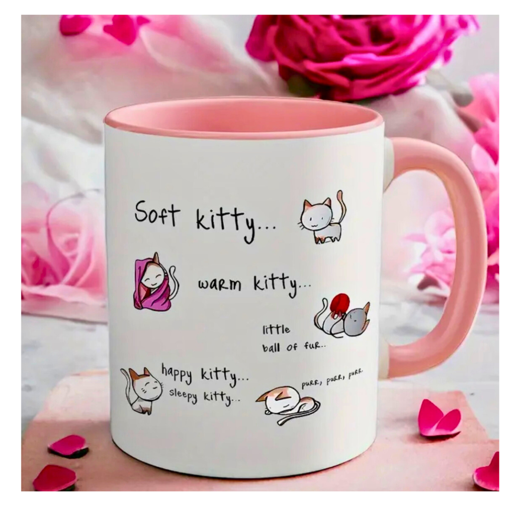Cat lover's mug - soft kitty ...